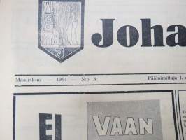 Johannekselainen 1964 nr 3 maaliskuu - Entisten johannekselaisten yhdysside ja perinteitten vaalija