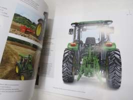 John Deere traktori 5-sarjan mallistot 70 - 100 hv (51-74 kW) -myyntiesite / tractor brochure
