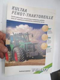 Fendt traktori - Kultaa Fendt-traktoreille -myyntiesite / tractor sales brochure, in finnish