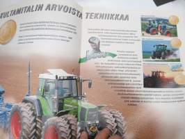 Fendt traktori - Kultaa Fendt-traktoreille -myyntiesite / tractor sales brochure, in finnish