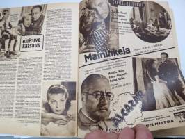 Elokuva-Aitta 1942 nr 17 Kansikuva Irma Seikkula &amp; Teddykarhu - Synnin puumerkki, Eine Lainen, Japanilaisen elokuvan outo maailma, Clark Gable, Hans Ekman, ym.