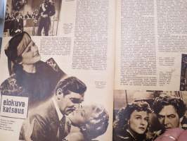 Elokuva-Aitta 1943 nr 8 Kansikuva Maria Tasnady, Kristiina Söderbaum käynnillä kotimaassaan, Linda Darnell, Jean Gabinin valloitusretket, Regina Linnanheimo, ym.