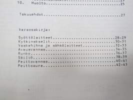 Juko 242S, 2-rivinen perunanistustuskone käyttöohje  ja varaosaluettelo alkaen valmistusnumerosta P3-8201 / 2-radig potatissättare Instruktions- och reservdelsbok