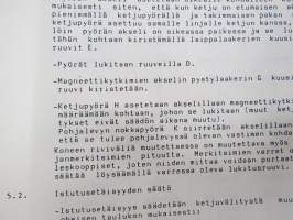 Juko 242S, 2-rivinen perunanistustuskone käyttöohje  ja varaosaluettelo alkaen valmistusnumerosta P3-8201 / 2-radig potatissättare Instruktions- och reservdelsbok