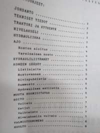 Juko 1-rivinen sokerijuurikkaan nostokone käyttöohje  ja varaosaluettelo alkaen valmistusnumerosta S1-2700