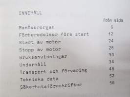 Honda F-200 D käyttöohjekirja (englanninkielisen käyttöohjekirjan suomennos, ei kuvia, pelkät tekstit)