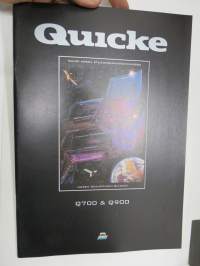 Quicke Q700 &amp; Q900 etukuormain -myyntiesite / sales brochure
