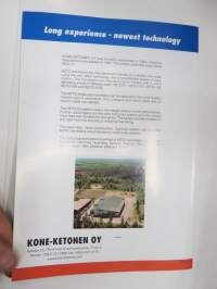 Keto harvesters 51, 51LD, 100, 100LD, 150, 150LD, 150HD, 500L, 500HS, 500HD, 1000 -harvester sales brochure, in english / myyntiesite englanniksi