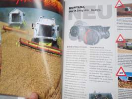 Claas Lexion 420, 430, 440, 450, 460 Evolution - 430 Montana leikkuupuimuri -myyntiesite / sales brochure