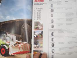 Claas K 70, K 60, K 50, C 50, C 40 Targo Teleskoplader -myyntiesite / sales brochure
