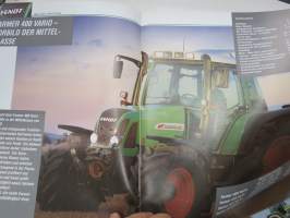 Fendt Farmer 400 Vario 409, 410, 411, 412 traktori -myyntiesite, saksankielinen / sales brochure, in german
