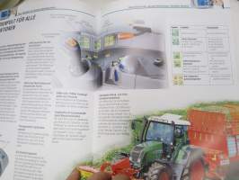 Fendt Farmer 400 Vario 409, 410, 411, 412 traktori -myyntiesite, saksankielinen / sales brochure, in german