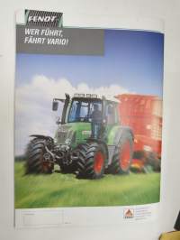 Fendt Farmer 400 Vario 409, 410, 411, 412 traktori -myyntiesite, saksankielinen / sales brochure, in german