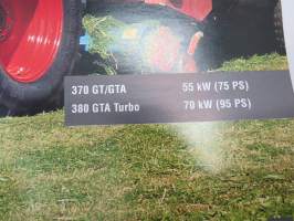 Fendt Geräteträger 370 GT/GTA, 380 GTA Turbo traktori -myyntiesite, saksankielinen / sales brochure, in german