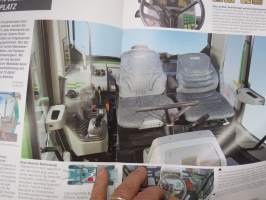 Fendt Xylon 520, 522, 524 tractor / traktori -myyntiesite, englanninkielinen / sales brochure, in english