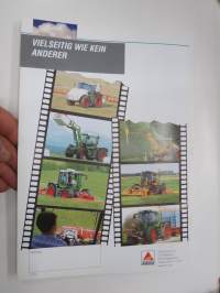 Fendt Xylon 520, 522, 524 tractor / traktori -myyntiesite, englanninkielinen / sales brochure, in english