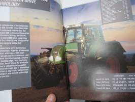 Fendt Favorit 900 Vario 916, 920, 924, 926 tractor / traktori -myyntiesite, englanninkielinen / sales brochure, in english