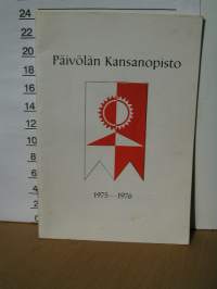 päivölän kansanopisto,1975 -1976 .  VAKITA.N tarjous helposti s-m koko  paketti 19x36 x60 cm paino 35kg 5e