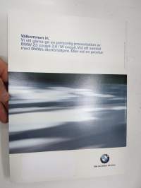 BMW Z3 coupé 2.8 / M Coupé 1999 -myyntiesite / sales brochure