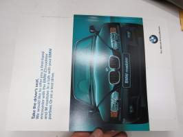 BMW Z3 croadster and M roadster 1999 -myyntiesite / sales brochure