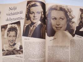 Elokuva-Aitta 1944 nr 1, Kansikuva Regina Linnanheimo, Dolly alfthan, Vaivaisukon morsian, Edvin Adolphson, Maurice Chevalier, Alice Babs, ym.