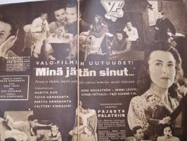 Elokuva-Aitta 1944 nr 2, Kansikuva Paul Javor &amp; Klari Tolnay - Mykkä luostari, Ansa Ikonen - kotona, Maurice Chevalier, Herra ja Ylhäisyys, Minä jätän sinut, ym.