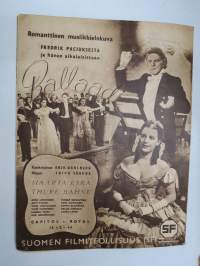 Elokuva-Aitta 1944 nr 3, Kansikuva Maaria Eira &amp; Thure Bahne - Ballaadi, Tämän päivän elokuvanuorisoamme, Gösta Ekman, Clark Gable, Joulupukki murhattu?, ym.