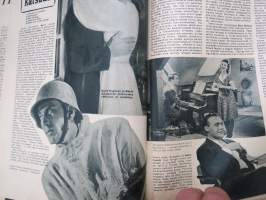 Elokuva-Aitta 1945 nr 1 Kansikuva Mervi Järventaus - Ristikon varjossa, Rakkautensa uhri (valistuselokuva sukupuolitaudeista), Viveca Lindfors, Michel Simon, ym.