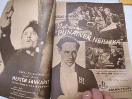 Elokuva-Aitta 1945 nr 9 Kansikuva Olivia de Havilland, Joel Rinne &amp; Hilkka Helinä, Mirjami Kuosmanen &amp; Erik Blomberg, Nuoria venäläisiä filmiohjaajia, ym.