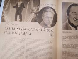 Elokuva-Aitta 1945 nr 9 Kansikuva Olivia de Havilland, Joel Rinne &amp; Hilkka Helinä, Mirjami Kuosmanen &amp; Erik Blomberg, Nuoria venäläisiä filmiohjaajia, ym.