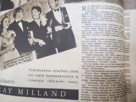 Elokuva-Aitta 1946 nr 7, Kansik. Jean Marais, Viikinkityttö - Valentin Vaala, Ray Milland, Oskarit jaettu, ym.