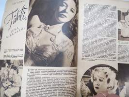 Elokuva-Aitta 1946 nr 10, Kansik. Ingrid Bergman, Ida Lupino, Paul Hörbiger, Irma Seikkula, Kyläraittien kuningas, ym.