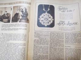 Elokuva-Aitta 1946 nr 10, Kansik. Ingrid Bergman, Ida Lupino, Paul Hörbiger, Irma Seikkula, Kyläraittien kuningas, ym.