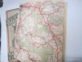 Suomen tiekartta 4 1946 Vägkarta över Finland -road map
