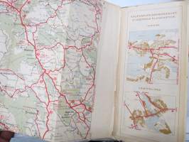 Suomen tiekartta 4 1946 Vägkarta över Finland -road map