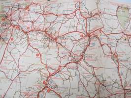 Suomen tiekartta 7 1947 Vägkarta över Finland -road map
