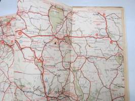 Suomen tiekartta 7 1947 Vägkarta över Finland -road map