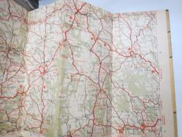 Suomen tiekartta 7 1947 Vägkarta över Finland -road map