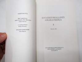 Sotahistoriallinen aikakauskirja nr 8 (1989), Valkoisen armeijan suojeluskuntarykmentit, Sotilaskartoitus 1918-1940, Den Svenska Frivilligkåren i Finlands interkrig