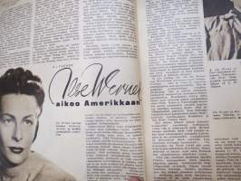 Elokuva-Aitta 1949 nr 3, Laila Rihte, Ilse Werner aikoo Amerikkaan, Mark Hellingen, Moira Shearer, Elokuva-Aitan Kultakynät jaettiin, Kristine Miller, ym.
