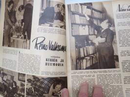 Elokuva-Aitta 1949 nr 23, Kansik. Ann Blyth, Reino Valkama, Jussit on jaettu, Britannian tyttöjä, Ginger Rogers, Tähtikuvaston keräilykuvia, ym.