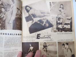 Elokuva-Aitta 1949 nr 23, Kansik. Ann Blyth, Reino Valkama, Jussit on jaettu, Britannian tyttöjä, Ginger Rogers, Tähtikuvaston keräilykuvia, ym.