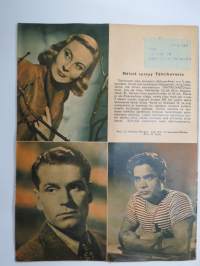 Elokuva-Aitta 1949 nr 23, Kansik. Ann Blyth, Reino Valkama, Jussit on jaettu, Britannian tyttöjä, Ginger Rogers, Tähtikuvaston keräilykuvia, ym.