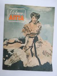 Elokuva-Aitta 1949 nr 11-12, Miten naista ohjataan, Elizabeth Taylor, Suomalainen elokuva lähtee maailmalle, Pin-up-tyttö Lana Turner, Tähtikuvaston keräilykuvia, ym