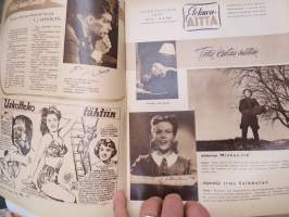 Elokuva-Aitta 1949 nr 6, Kansik. Gregory Peck, Oscarit on jaettu, Prinsessa Ruusunen, Joseph Cotten, Ava Gardner, Tähtikuvaston keräilykuvia, ym
