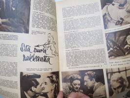 Elokuva-Aitta 1949 nr 4, Hollywood &quot;ulkoilee&quot;, Yhä nuorekkaita, Paul Hörbiger, Ghedi Lönnbergin vaatekomerolla, Richard Widmark, Takakansikuva Ava Gardner, ym.