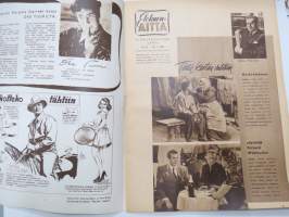 Elokuva-Aitta 1949 nr 2, Oke Tuuri, Copacabanan öitä, Scripti - studion muistio, Elsa Turakainen, Eläimellistä näyttelemistä, Oscareista, Mr Universe-kisat Lontoo