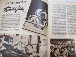 Elokuva-Aitta 1949 nr 2, Oke Tuuri, Copacabanan öitä, Scripti - studion muistio, Elsa Turakainen, Eläimellistä näyttelemistä, Oscareista, Mr Universe-kisat Lontoo