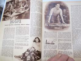 Elokuva-Aitta 1949 nr 14, Rosvo-Roope, Yvonne de Carlo, Henry Theel valkokankaalle?, Esther Williams, Tähtikuvasto keräilykuvia, ym.