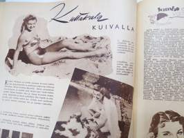 Elokuva-Aitta 1949 nr 14, Rosvo-Roope, Yvonne de Carlo, Henry Theel valkokankaalle?, Esther Williams, Tähtikuvasto keräilykuvia, ym.